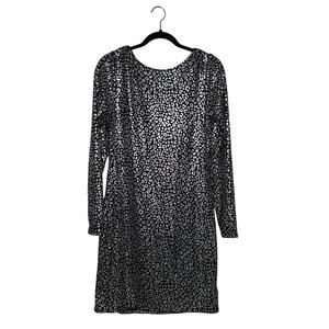 Metallic Leopard Party Dress | Date Night Girls Night Out Size M